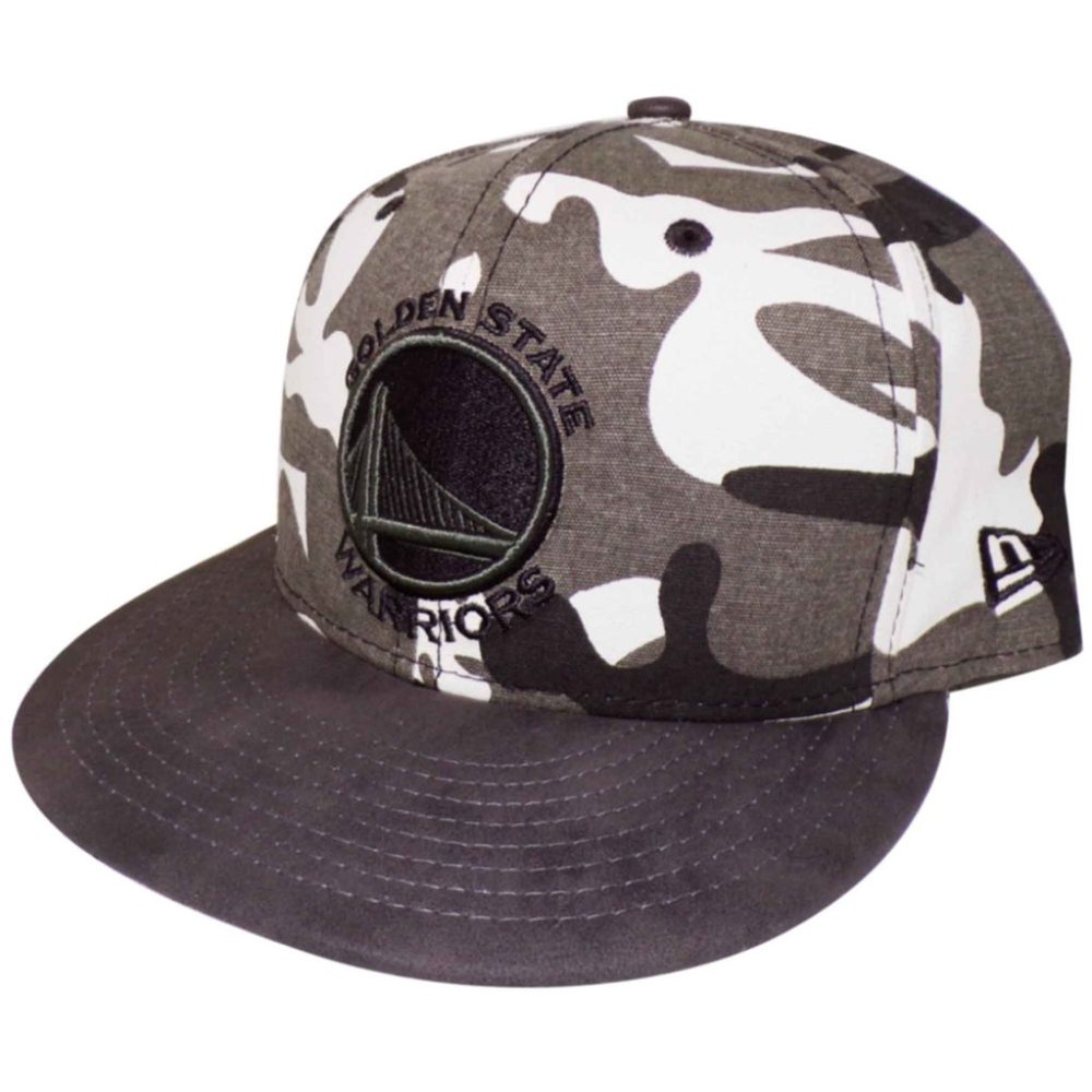 Golden State Warriors Urban Camo Fitted Hat NEW